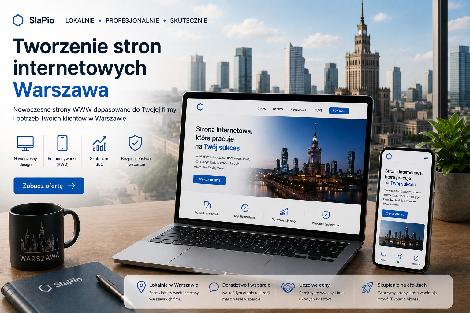 Tworzenie stron internetowych Warszawa | SlaPio
