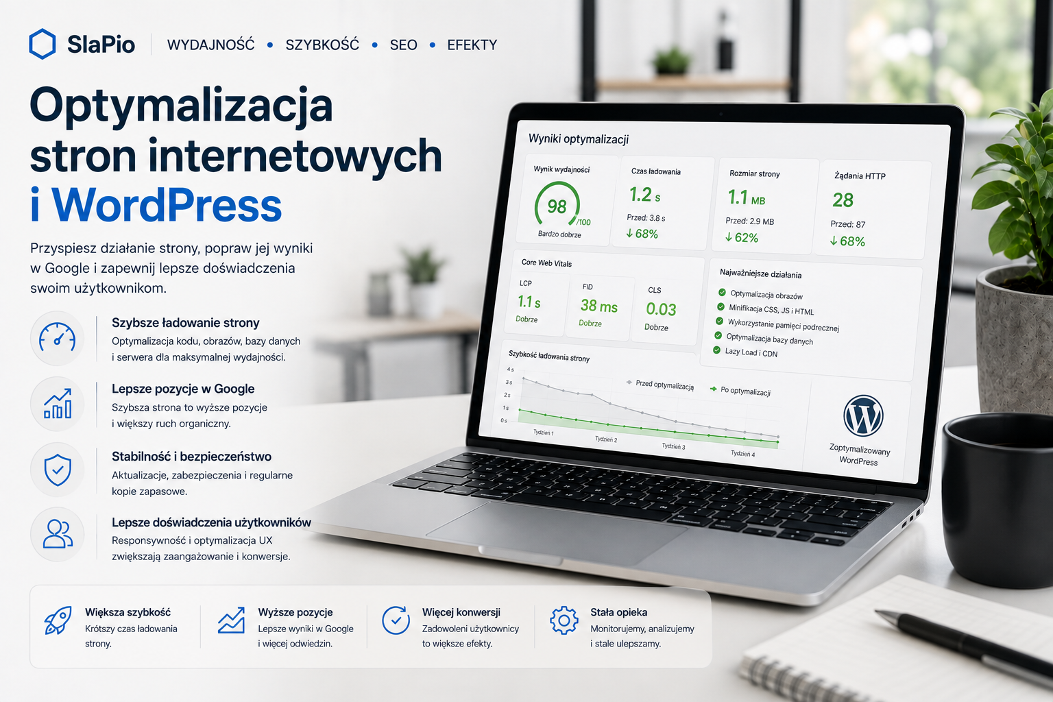 Optymalizacja stron internetowych i WordPress