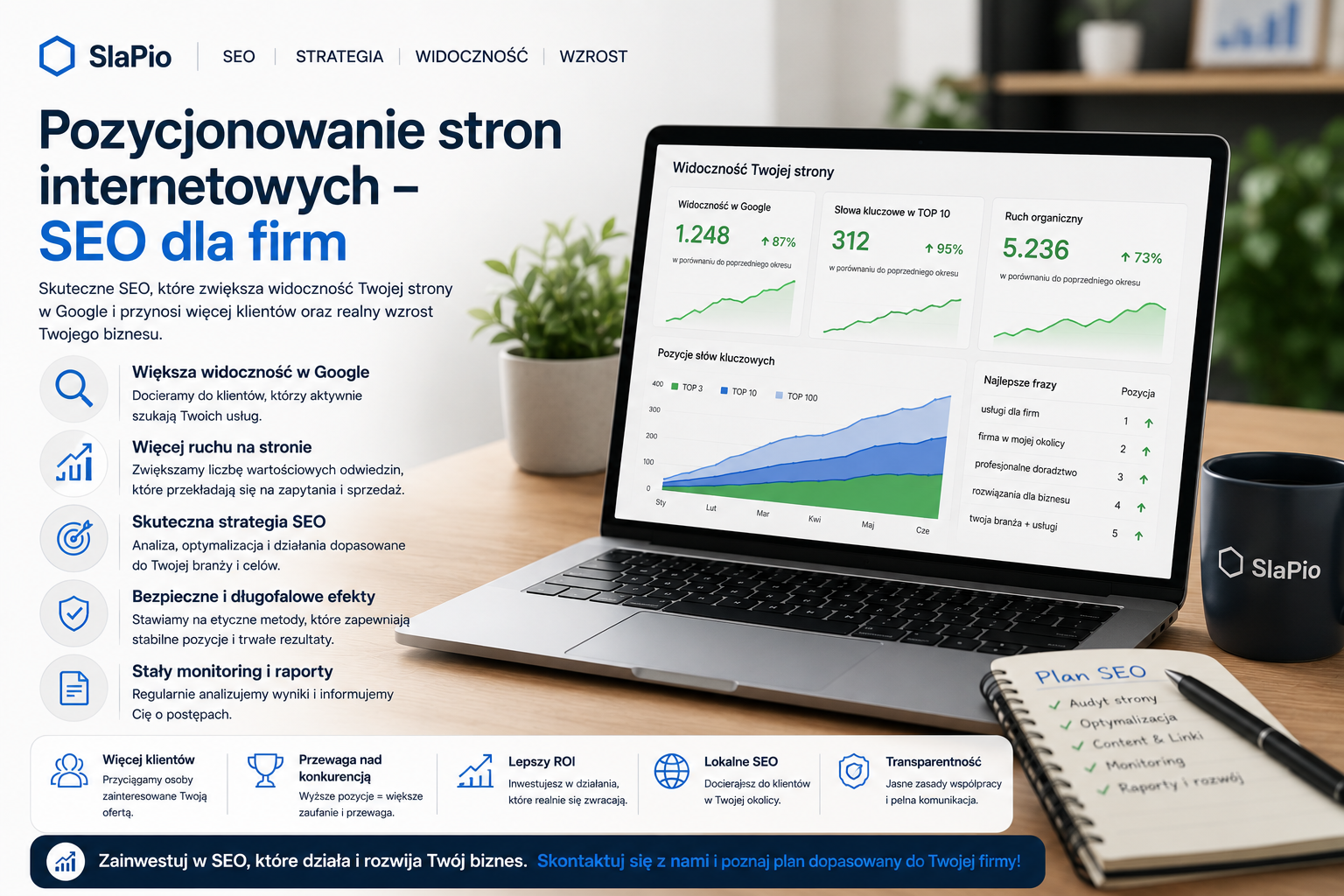 Pozycjonowanie stron internetowych – SEO dla firm