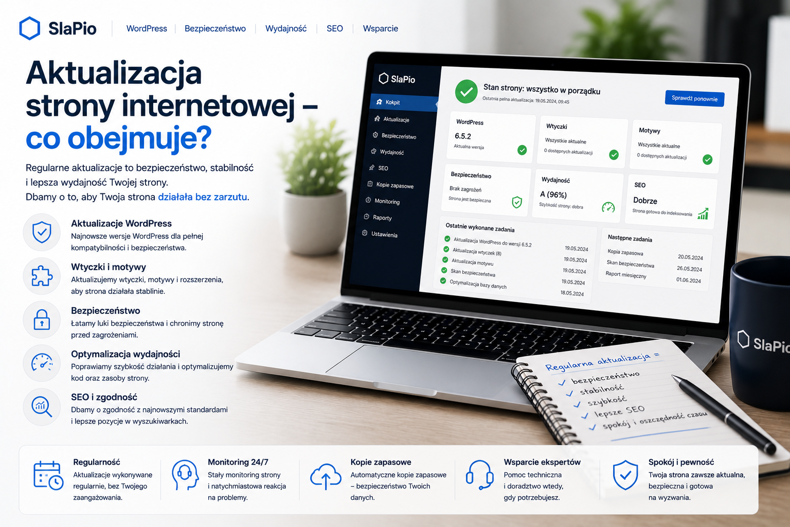 Aktualizacja strony internetowej – co obejmuje?