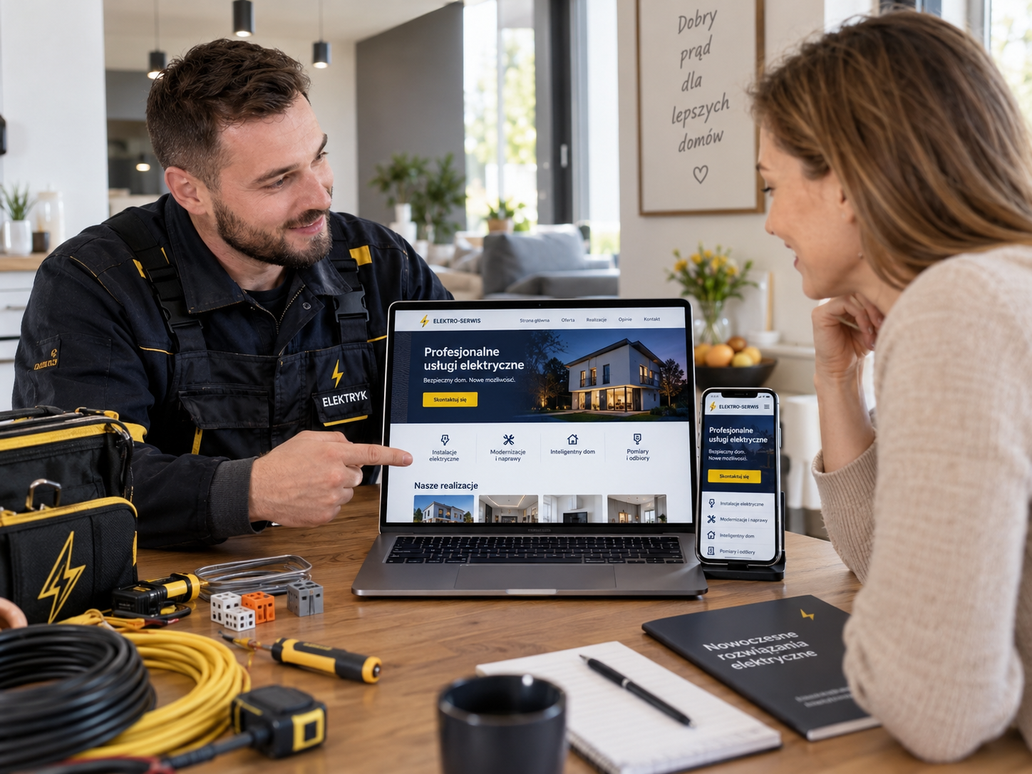 Strona internetowa dla elektryka – poradnik